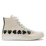 CDG CONVERSE Multi Black Heart Chuck Taylor All Star '70 High Sneakers