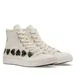 CDG CONVERSE Multi Black Heart Chuck Taylor All Star '70 High Sneakers