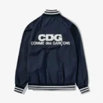 CDG Comme des Garçons Logo Printed Stadium Jacket