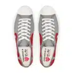 CDG Converse Low Top Red Heart Jack Purcell Sneakers