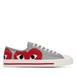 CDG Converse Low Top Red Heart Jack Purcell Sneakers