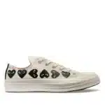 CDG Converse Multi Black Heart Chuck Taylor All Star '70 Low Sneakers