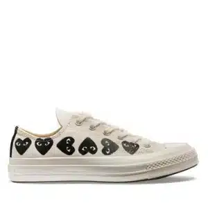 CDG Converse Multi Black Heart Chuck Taylor All Star '70 Low Sneakers