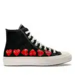 CDG Converse Multi Red Heart Chuck Taylor All Star '70 High Sneakers