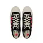 CDG Converse Multi Red Heart Chuck Taylor All Star '70 High Sneakers