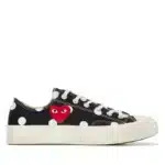 CDG Converse Polka Dot Red Heart Chuck Taylor All Star ’70 Low Sneakers