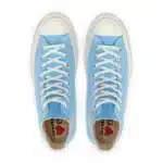 CDG Converse Red Heart Chuck ’70 High Top Blue Sneakers