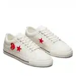 CDG Converse Red Heart One Star Sneakers