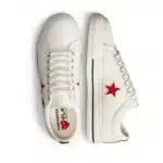 CDG Converse Red Heart One Star Sneakers