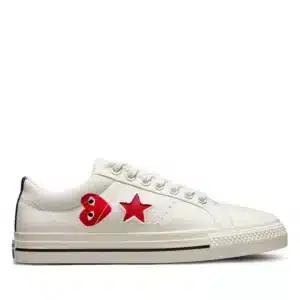 CDG Converse Red Heart One Star Sneakers