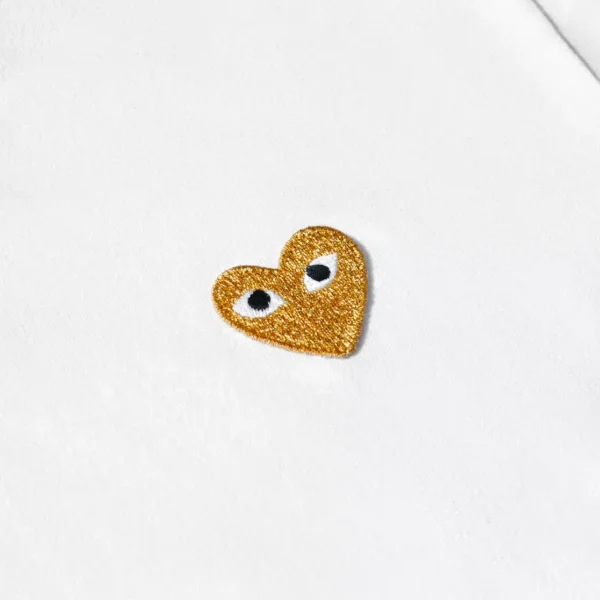 CDG Gold Heart T-Shirt