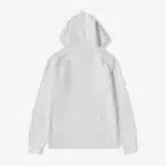 CDG Monochrome Logo White Hoodie