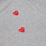 CDG Multi Red Heart Logo T-Shirt