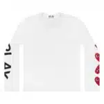 CDG Play 4 Heart Long Sleeve Shirt