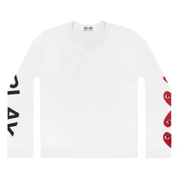 CDG Play 4 Heart Long Sleeve Shirt