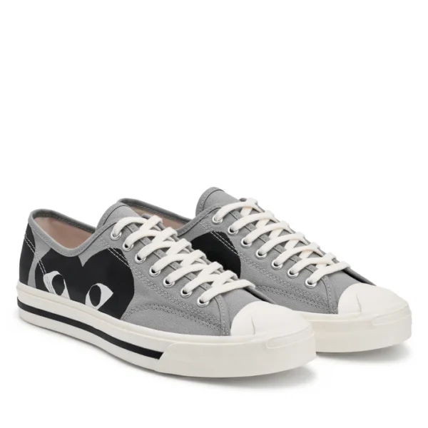 CDG Play Converse Low Top Black Heart Jack Purcell Sneakers