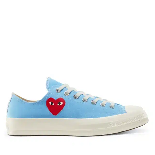 CDG Play Converse Red Heart Chuck ’70 Low Sneakers