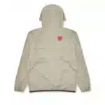 CDG Play K-Way Half Zip Beige Jacket