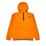 CDG Play K-Way Half Zip Orange Jacket