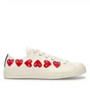 CDG Play Multi Red Heart Chuck Taylor All Star ’70 Low Sneakers