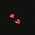 CDG Play Multi Red Heart Longsleeve T-Shirt