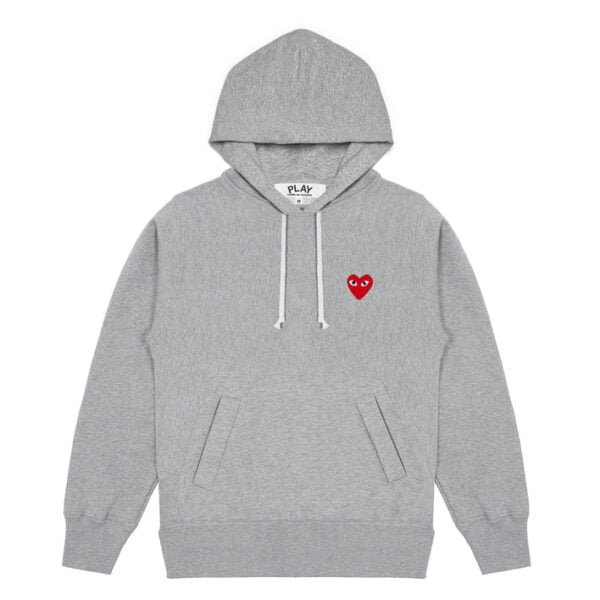 CDG Play T169 Grey Hoodie