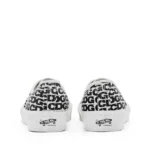 CDG Play Vans Message Authentic White Shoes