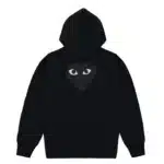 CDG Play with Big Heart Black Hoodie