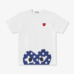 CDG Polka Dot Edge Heart T-Shirt