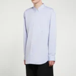 CDG Shirt Forever Classic Fit Woven Cotton Light Blue Shirt