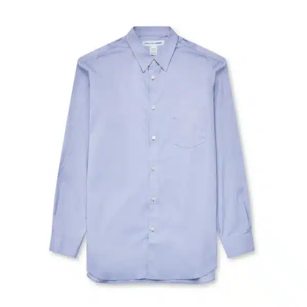 CDG Shirt Forever Classic Fit Woven Cotton Light Blue Shirt