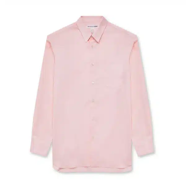 CDG Shirt Forever Classic Fit Woven Cotton Pink Shirt