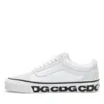 CDG Vans Old Skool LX White Shoes