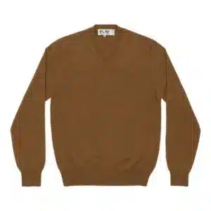 Comme des Garçons Play Men’s Lambswool V Neck Sweater