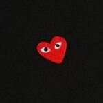 Comme des Garçons Play Red Heart Black T-Shirt