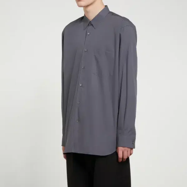 Shirt Forever Wide Fit Cotton Grey Shirt